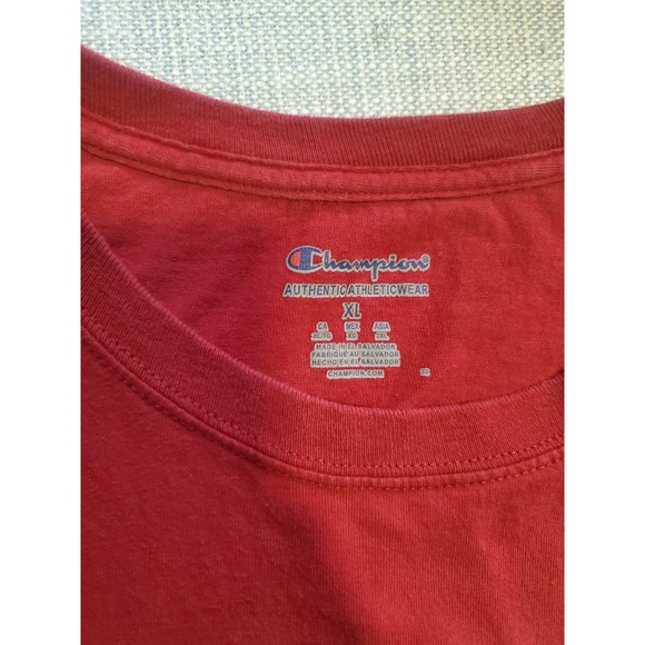 Men's Large Russell Red Stanford University Emblem Collegiate T Shirt - Picture 5 of 5
